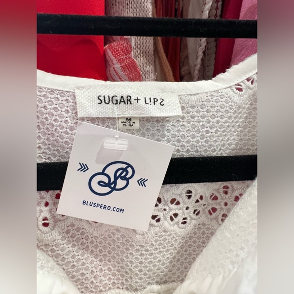 Sugar + Lips Eyelet Top - Picture 2 of 5